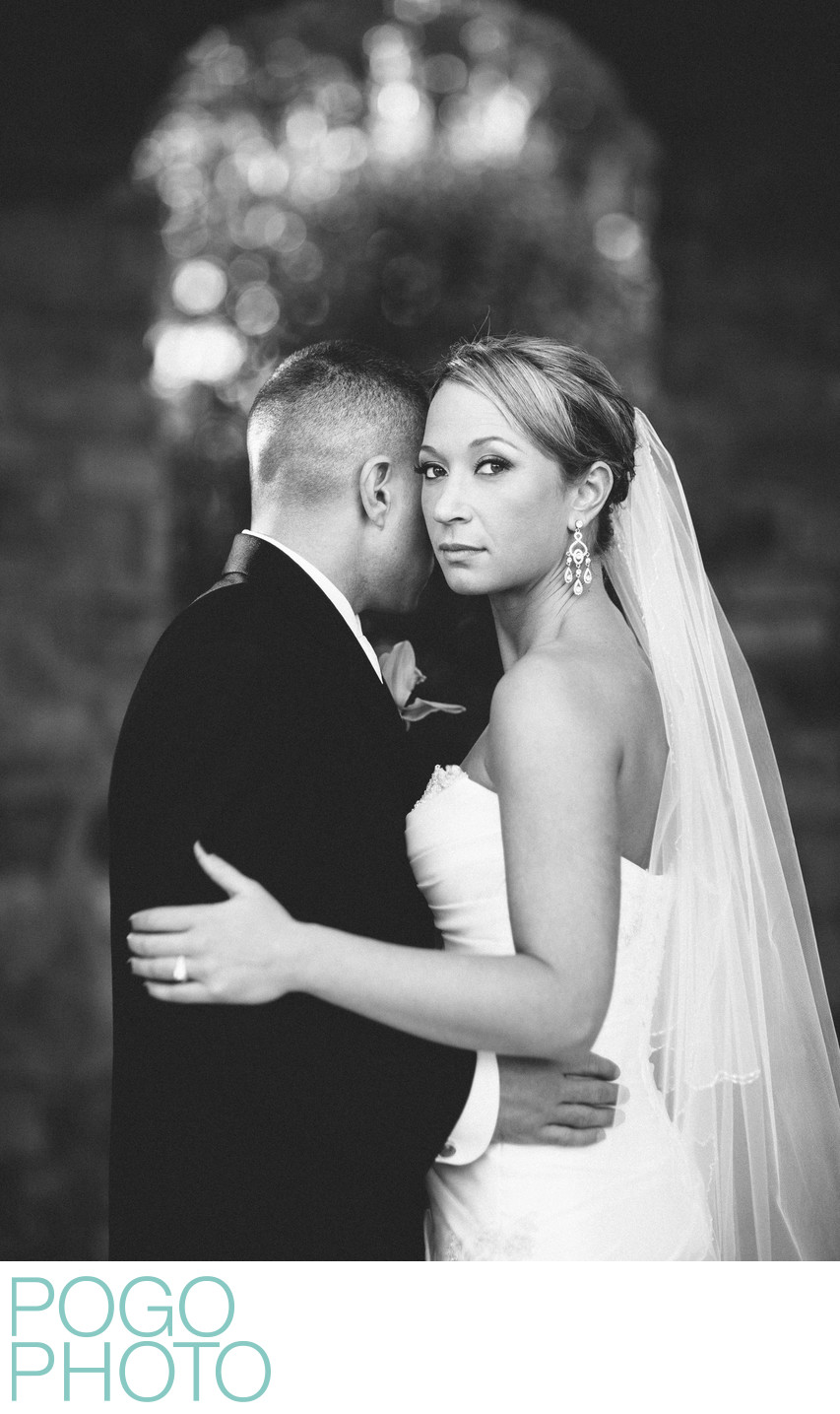 Dramatic Bride and Groom Image at Florida Destination