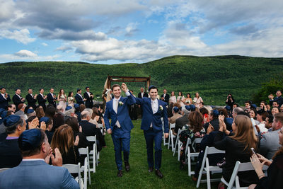Gay Jewish Destination Wedding in New England Mountains