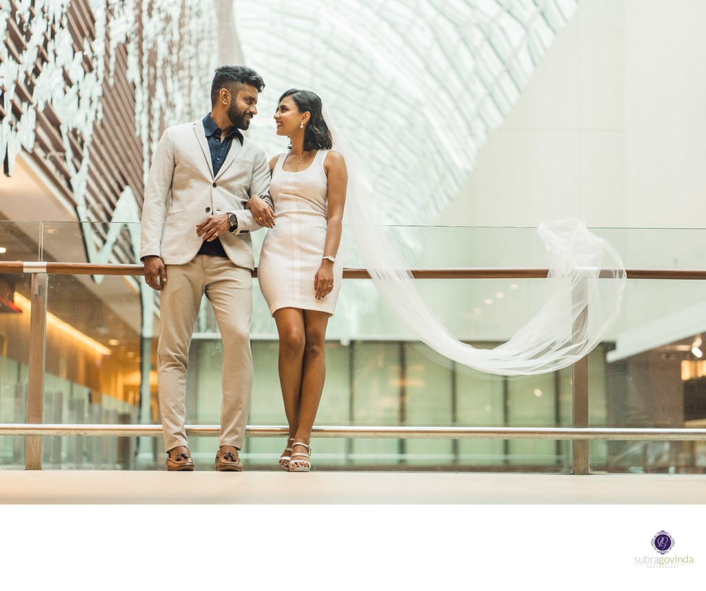 Pre Wedding Photography at Changi Jewel Singapore
