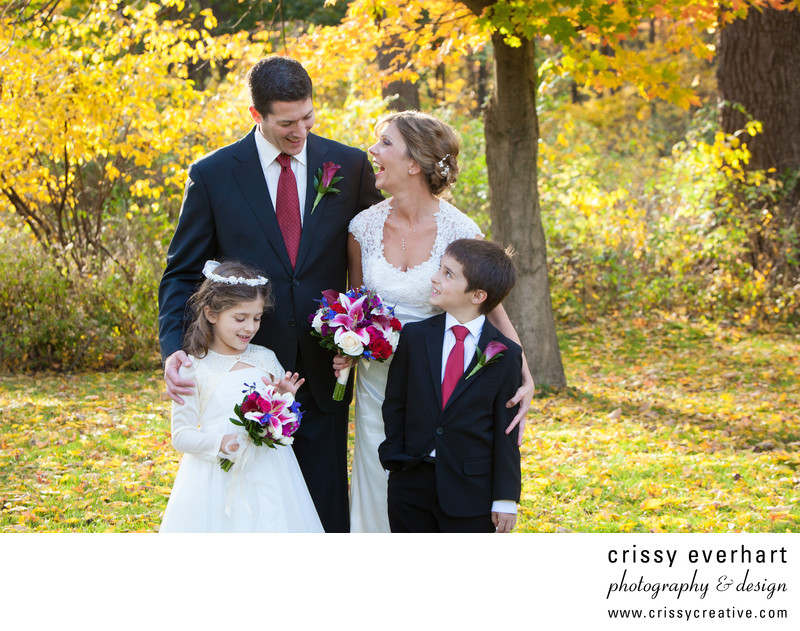 Blended Family Wedding at Waynesborough Historic House