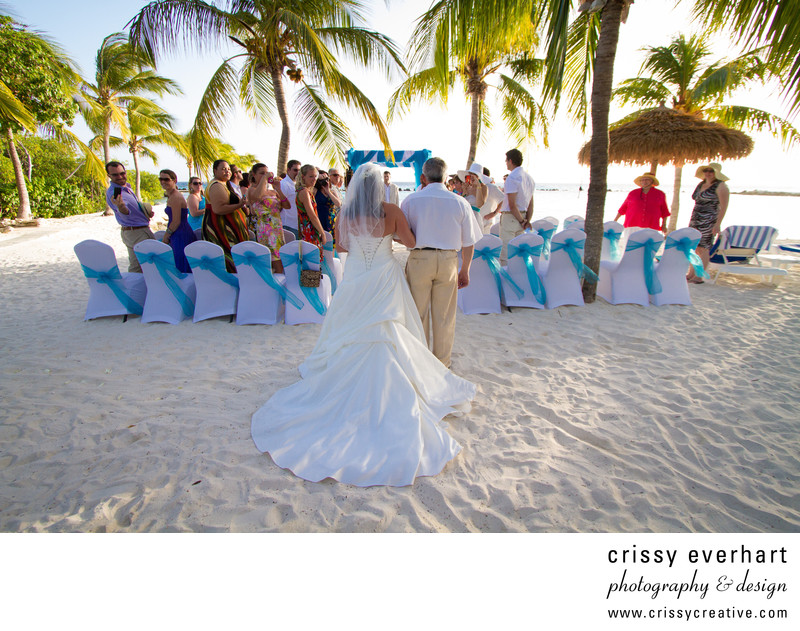 Destination Wedding Ceremony Renaissance Island Aruba