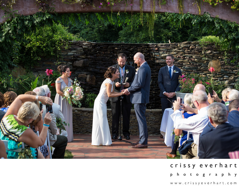 Gables Chadds Ford Outdoor Summer Wedding Ceremony Crissy Everhart Gables Chadds Ford Outdoor Summer Wedding Ceremony