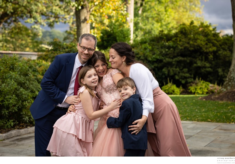 Family Formal Photos at Radnor Valley Country Club