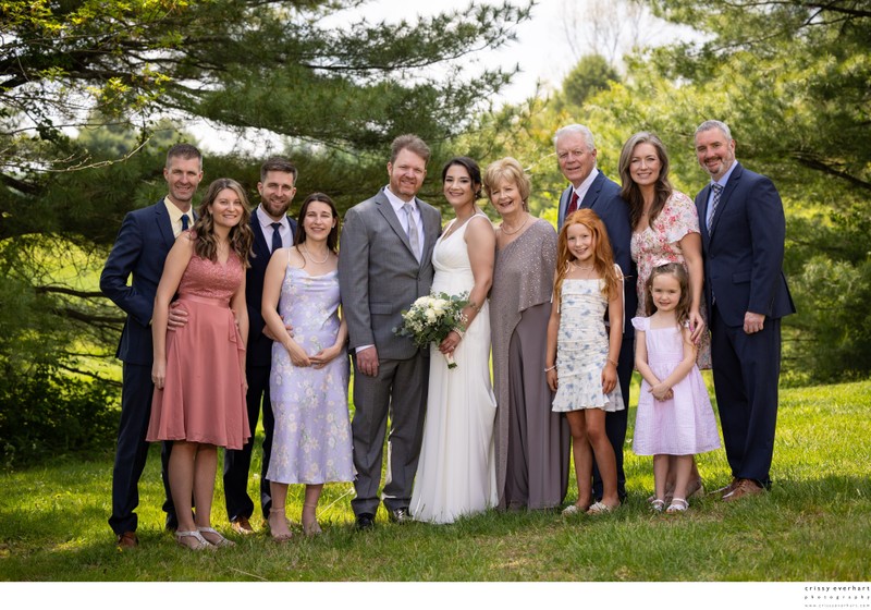 Family Formals at Wedding