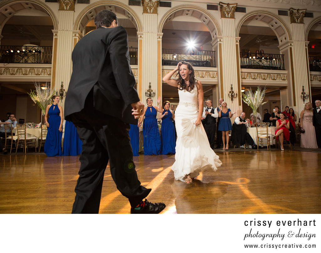 West Chester Bride and her Father Dance at her Wedding