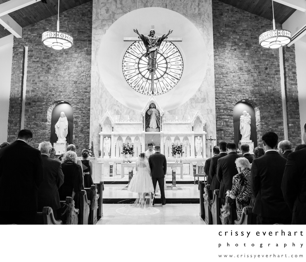St Patrick's Church Catholic Wedding Ceremony Malvern