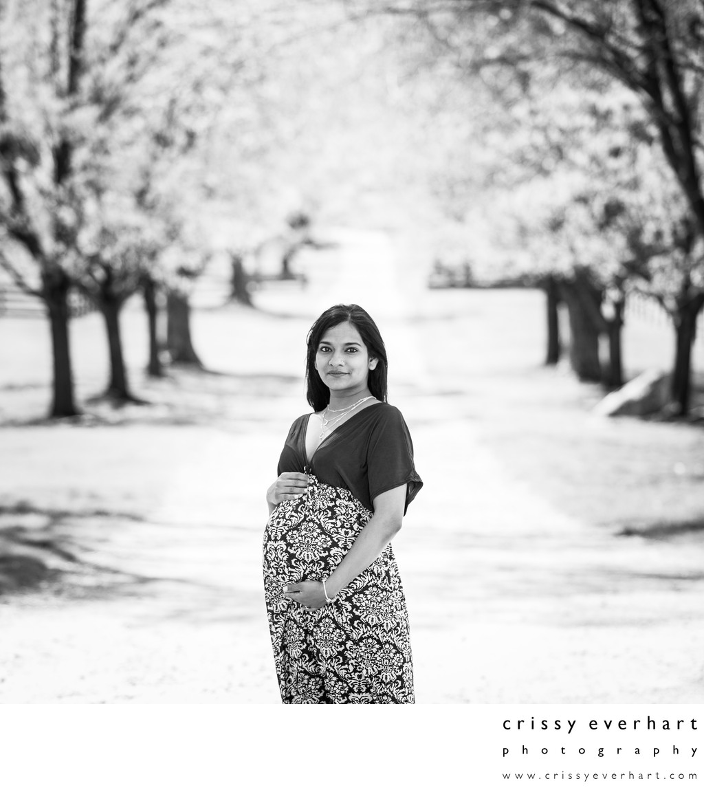 Beautiful B&W Maternity Portraits in Chester County