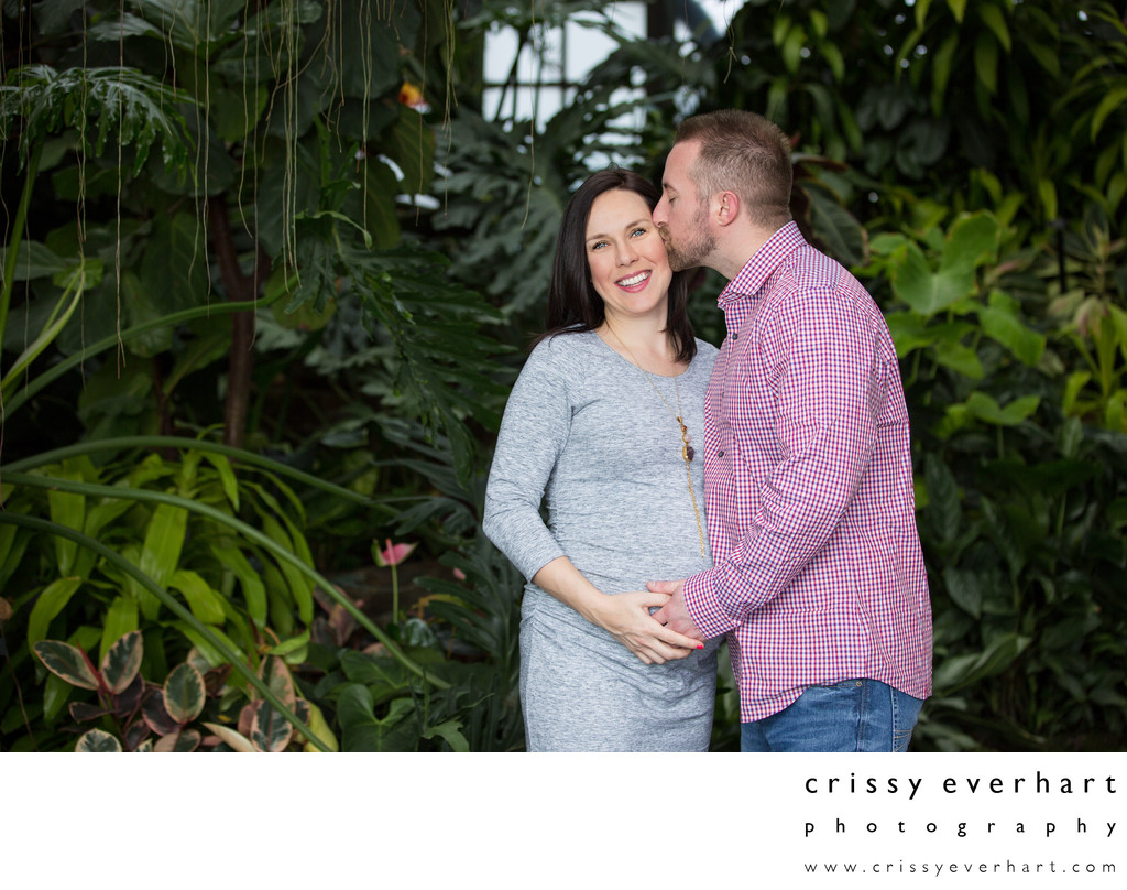 Longwood Gardens Maternity Session in Chester County