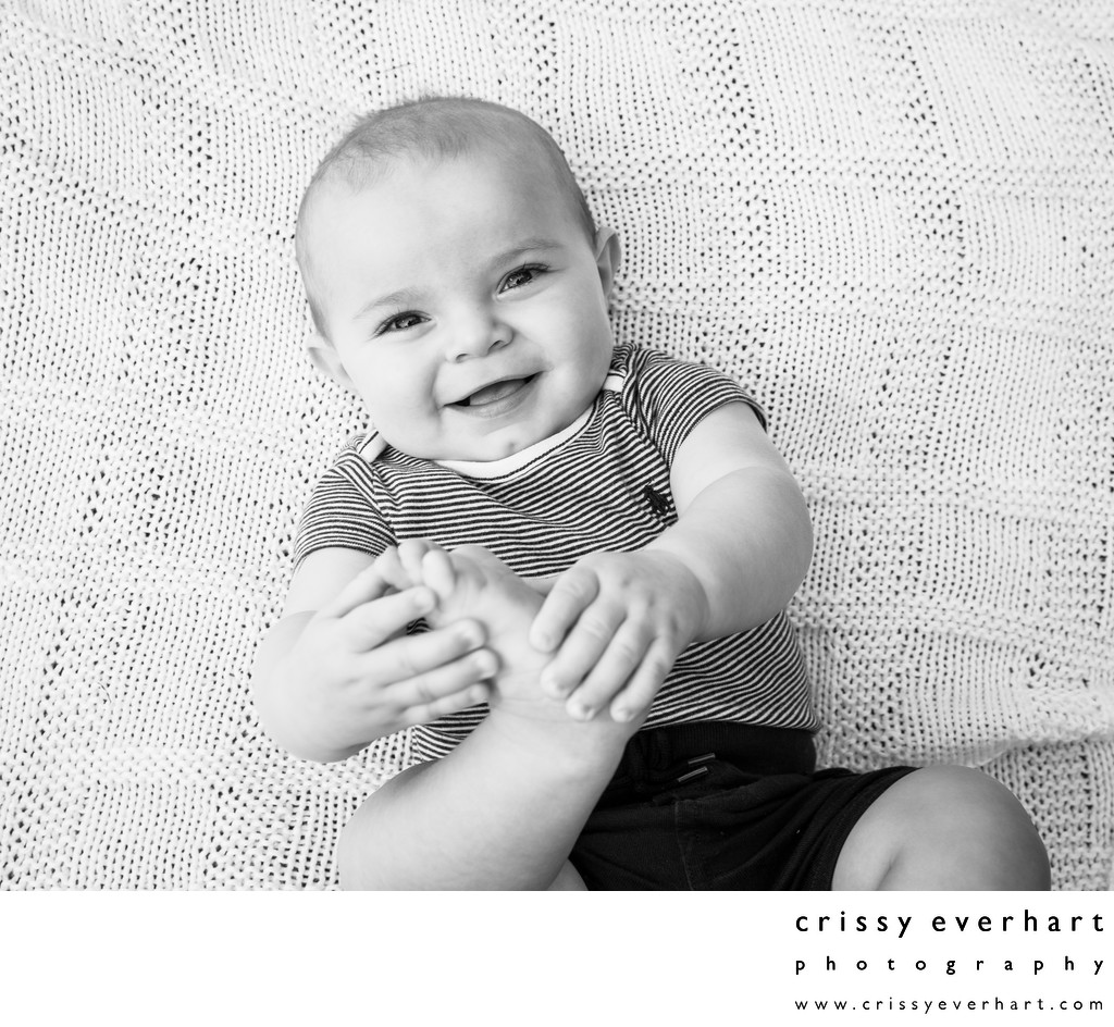 Seven Month Old Portrait - On-Location Photo Session