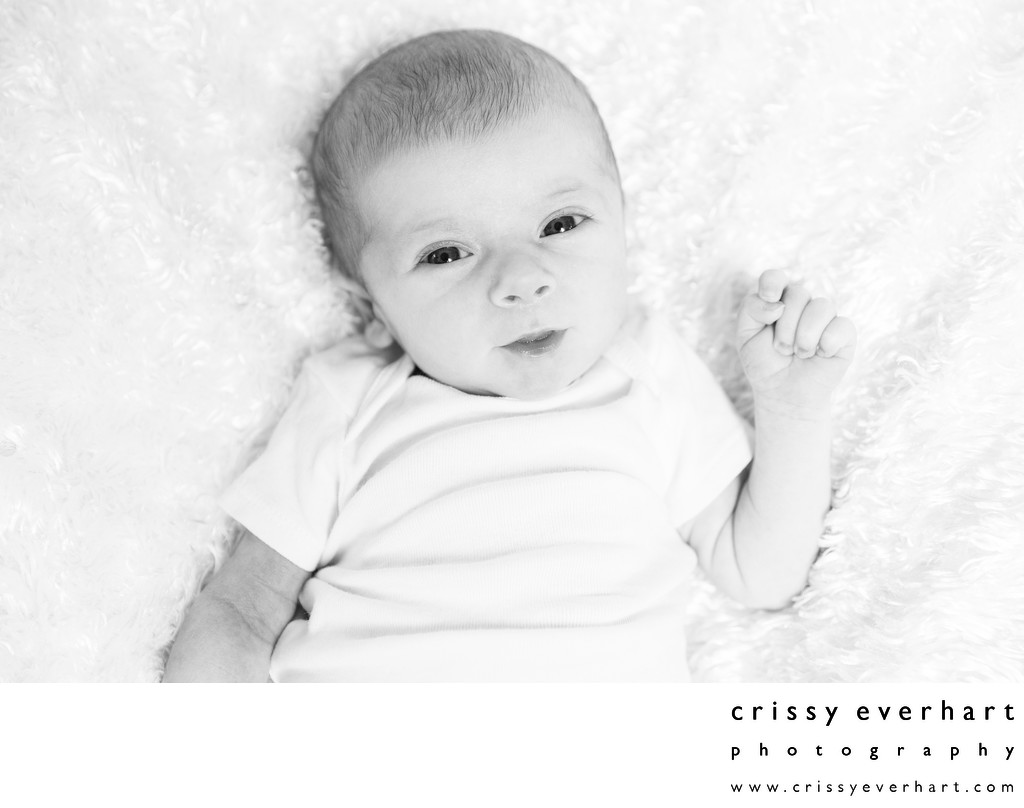 New Baby Boy - B&W Photos of Newborns