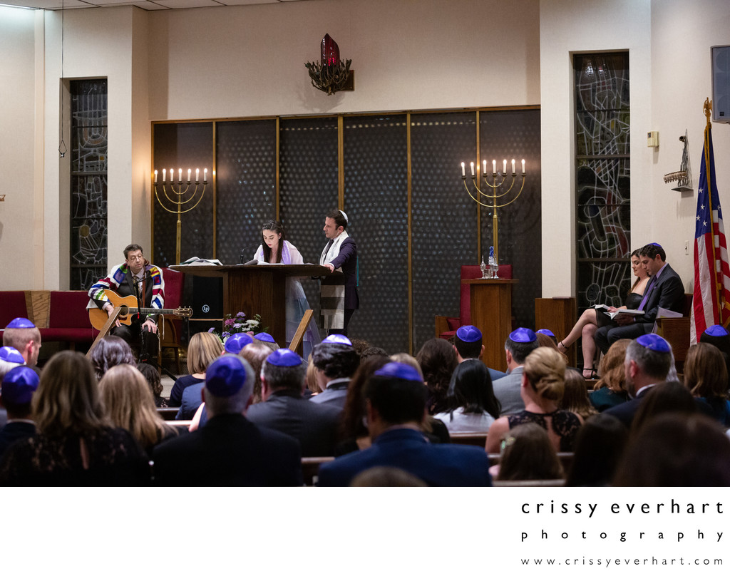 Bat Mitzvah Ceremony - Photos in Synagogue