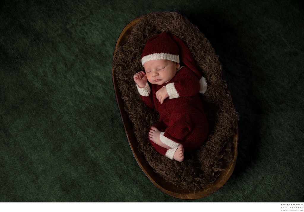 Christmas Portraits of Newborns