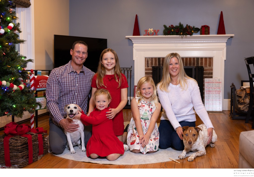 Christmas Photos in Your Home (with Pets!)