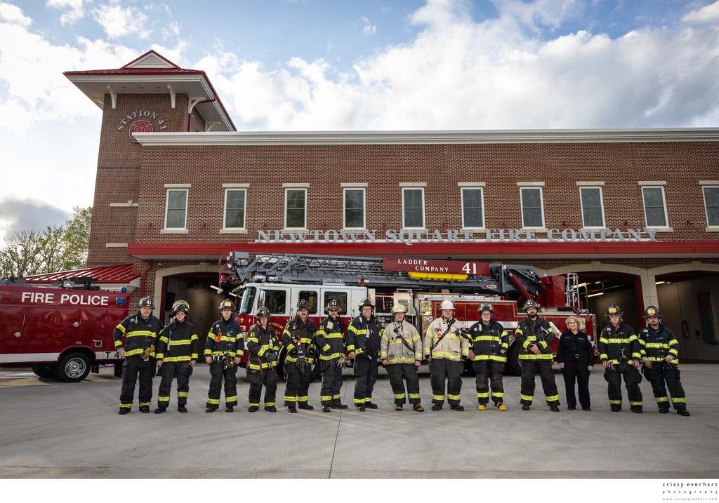 Newtown Square Firefighter Photographer