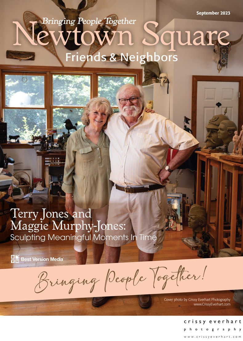 Photos of Artist in Studio