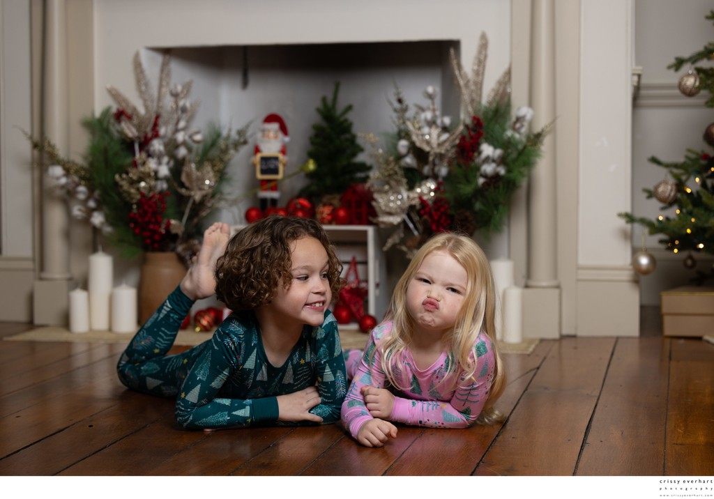 Christmas Photos in Pajamas
