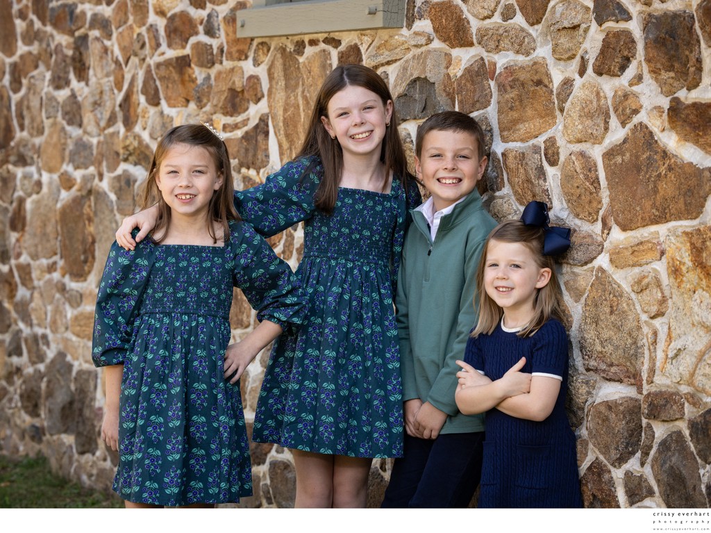 Outdoor Photoshoots for Families with Four Kids