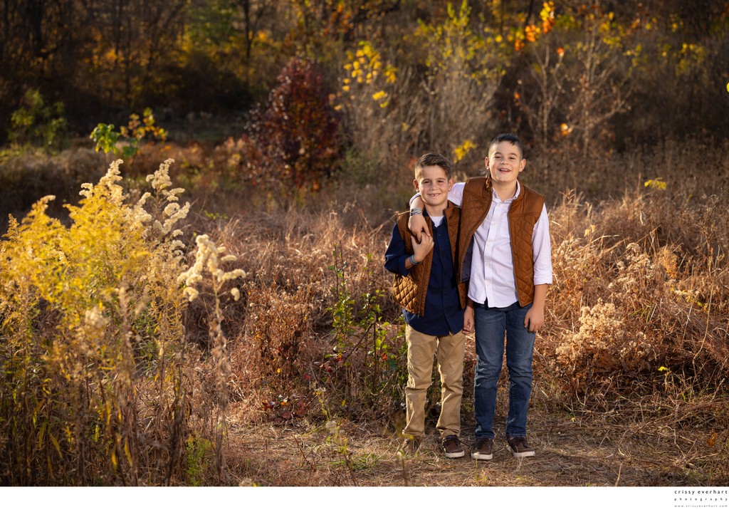 Portraits with Fall Foliage in Valley Forge