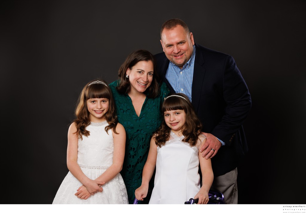 Family Portraits for First Holy Communions