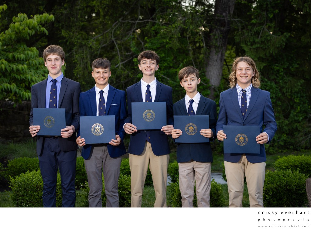 Graduation Event Photos - Students with Diplomas