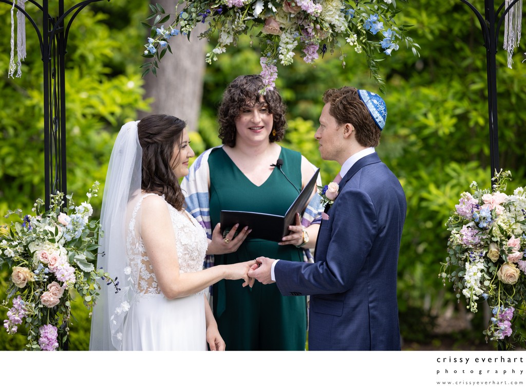 Ring Exchange at General Warren Wedding