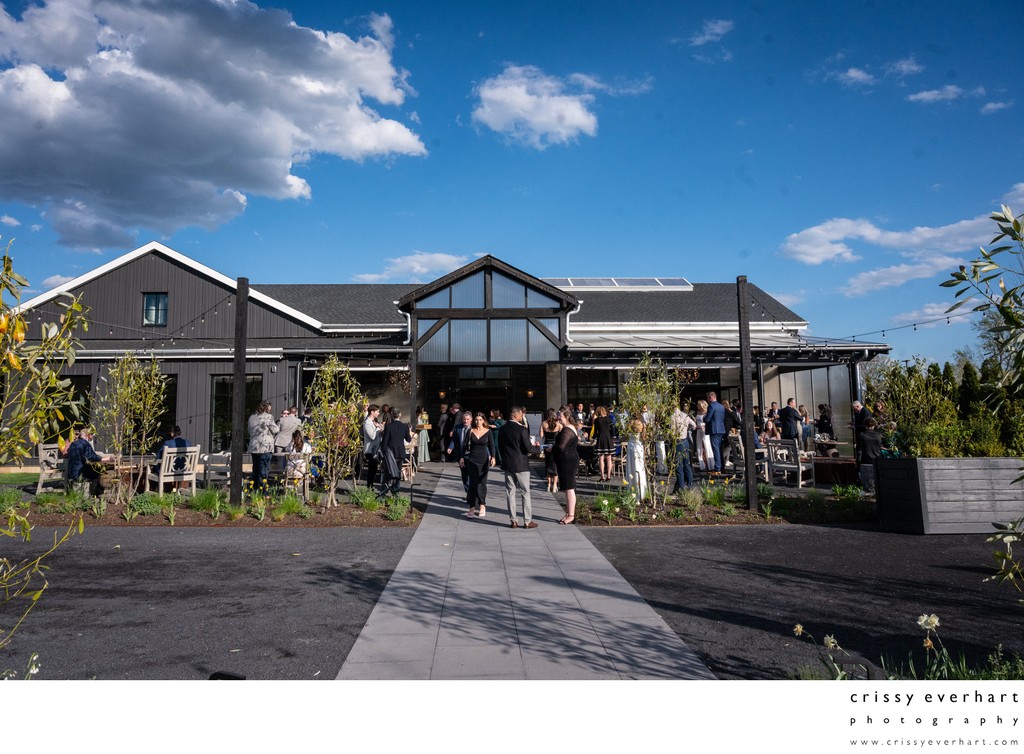 Cocktail Hour at Terrain Gardens Wedding