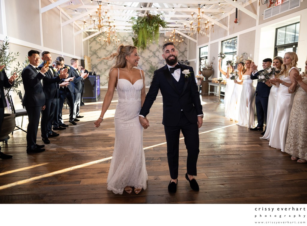 Bride and Groom Grand Entrance Moment