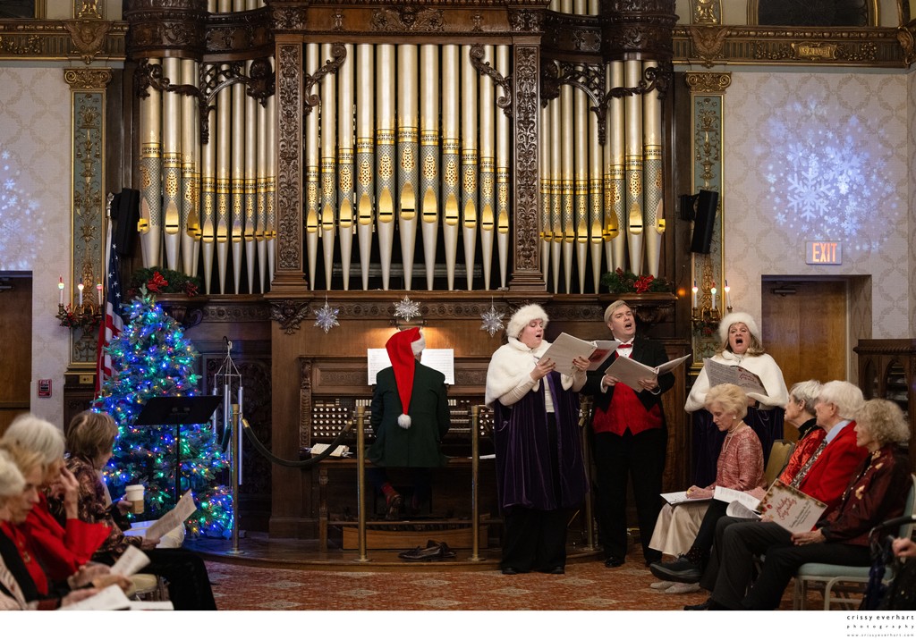 Christmas Carolers at Beaumont Retiremont Community