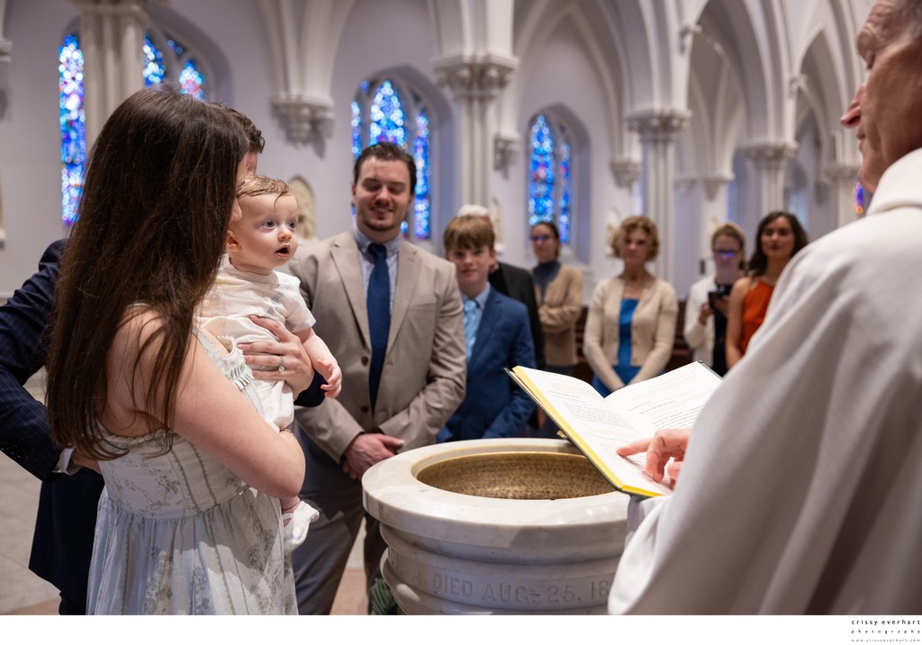St. Thomas of Villanova Baptism Photographer