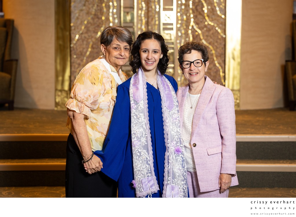 Formal Portraits at the Bimah with Grandmothers