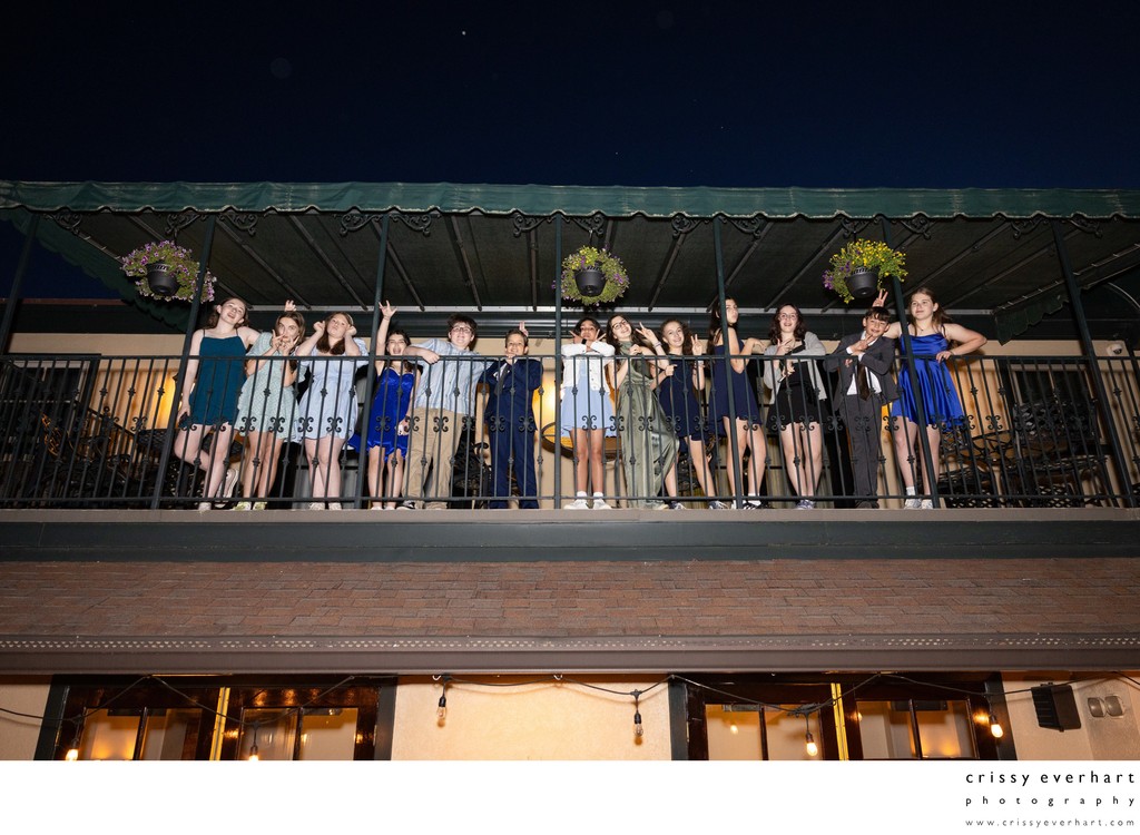 Mitzvah Attendees Hanging Out at Harry's Savoy Grill