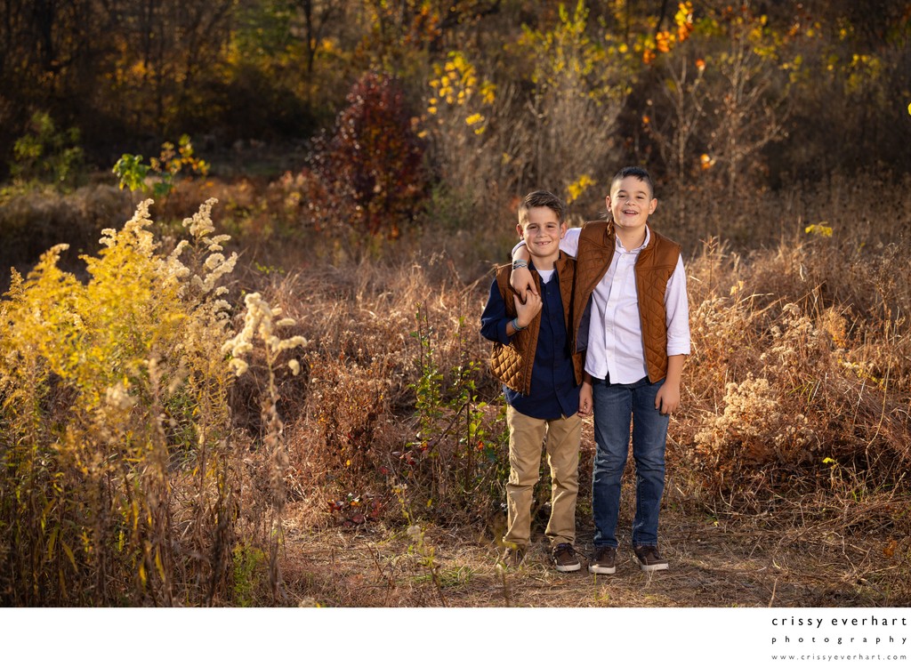 Portraits with Fall Foliage in Valley Forge