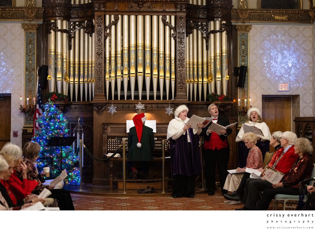 Christmas Carolers at Beaumont Retiremont Community