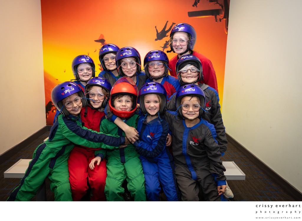 Party Photos for Marketing at iFly in King of Prussia