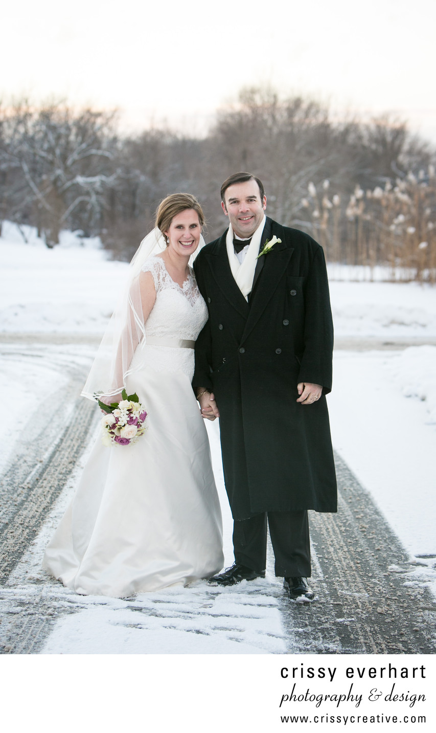 Kimberton Inn Wedding Photographer - Snowy Day