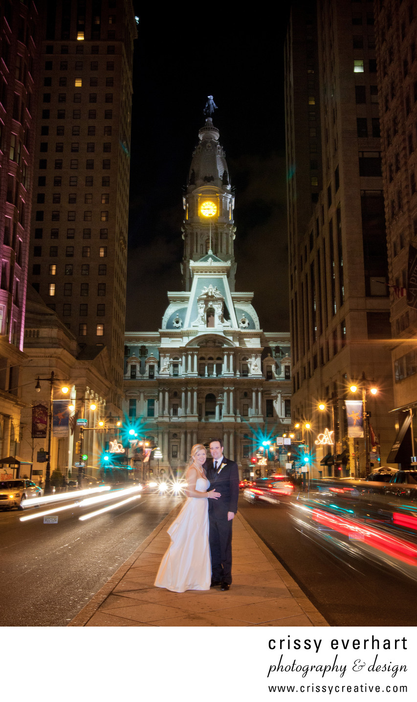 Broad Street Philadelphia City Wedding Photography