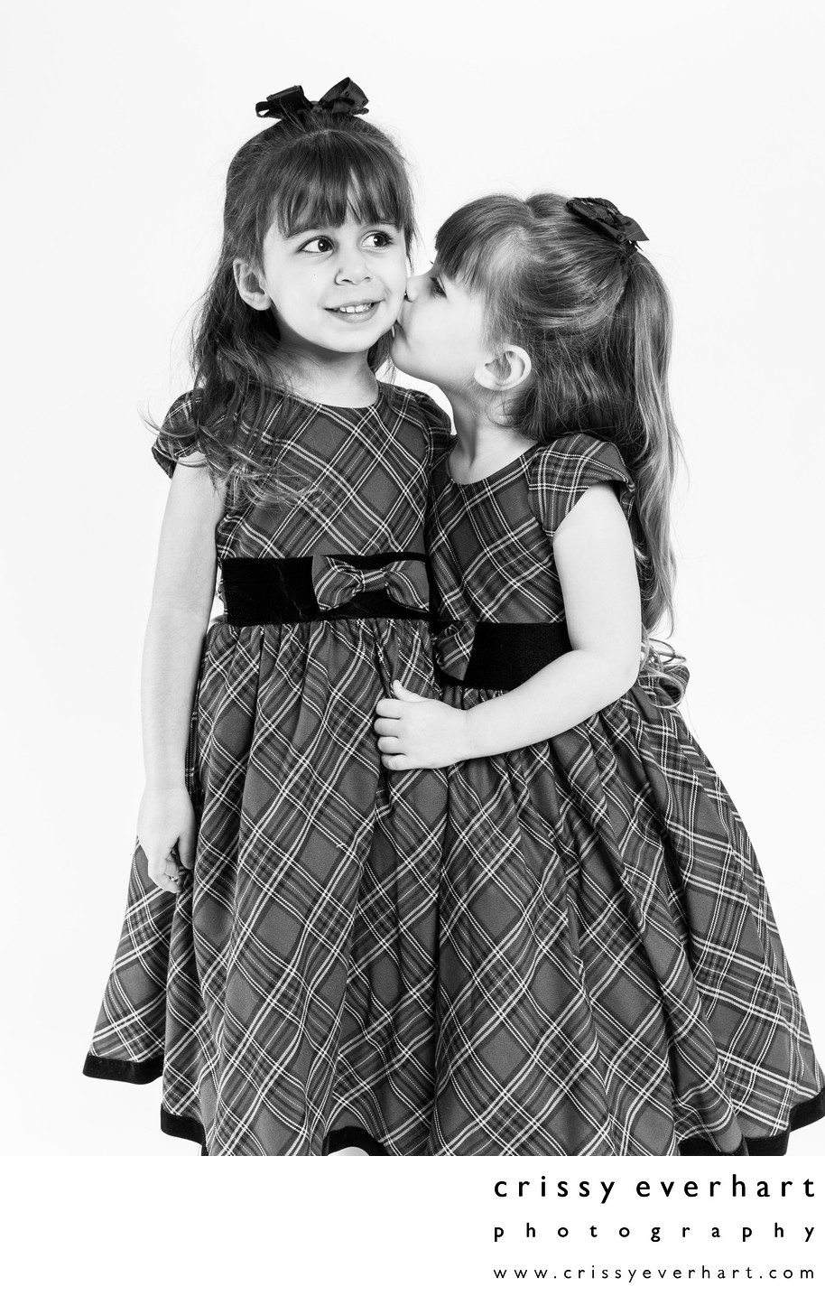 Studio Photographer - Twin Sisters Portrait