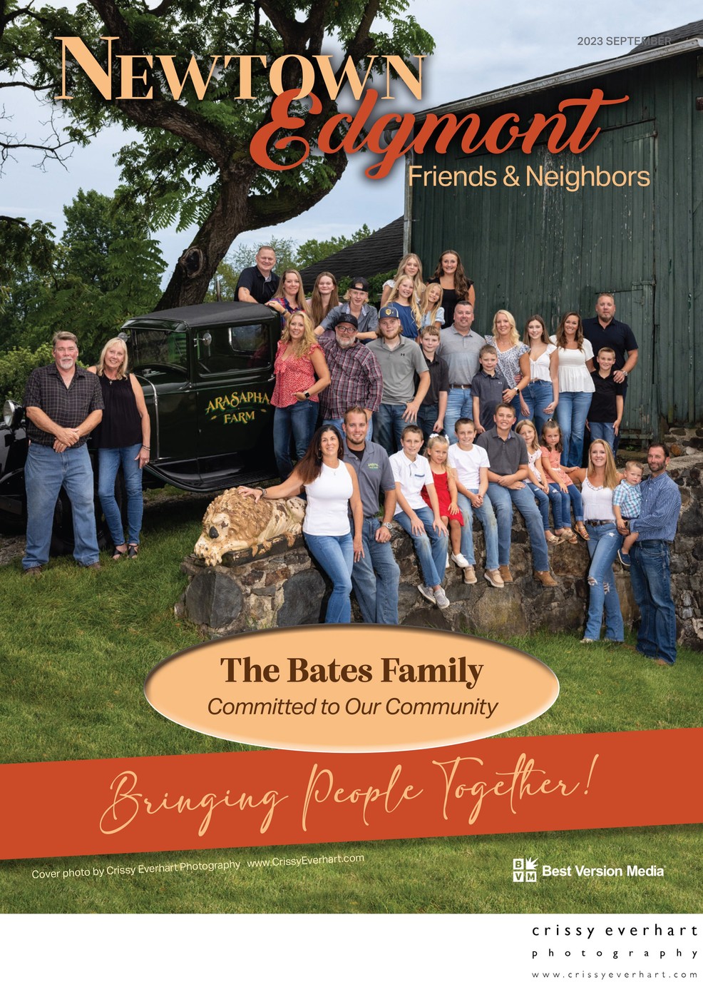 Large Extended Family Photo for Publication