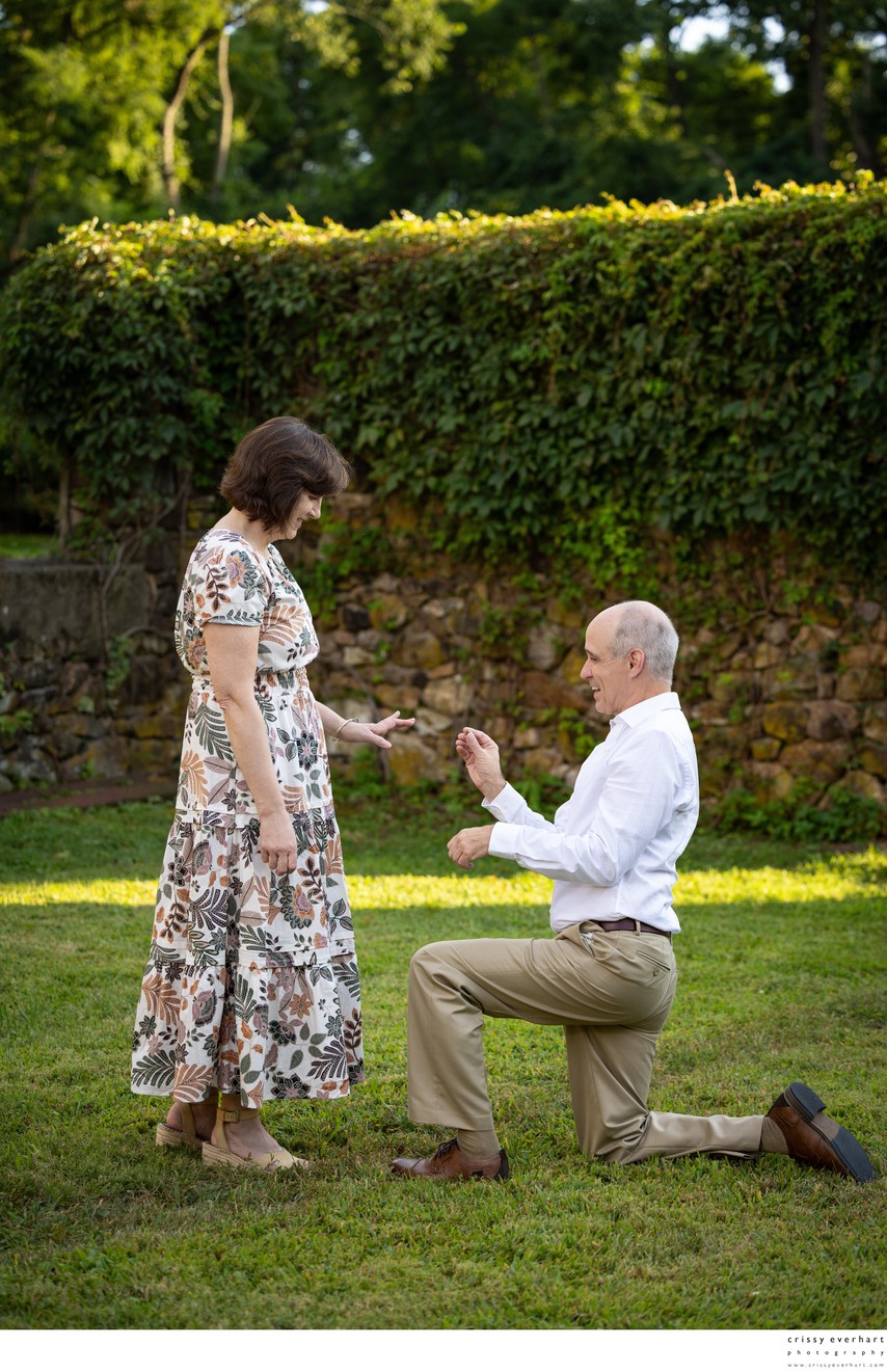 Proposal Photography for Older Couples