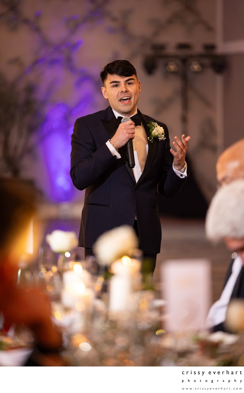 Heartfelt Wedding Toast at Reception
