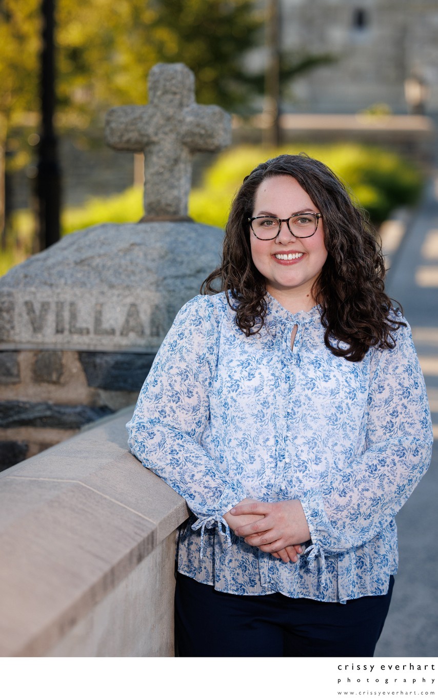 Business Headshots for Master's Graduate