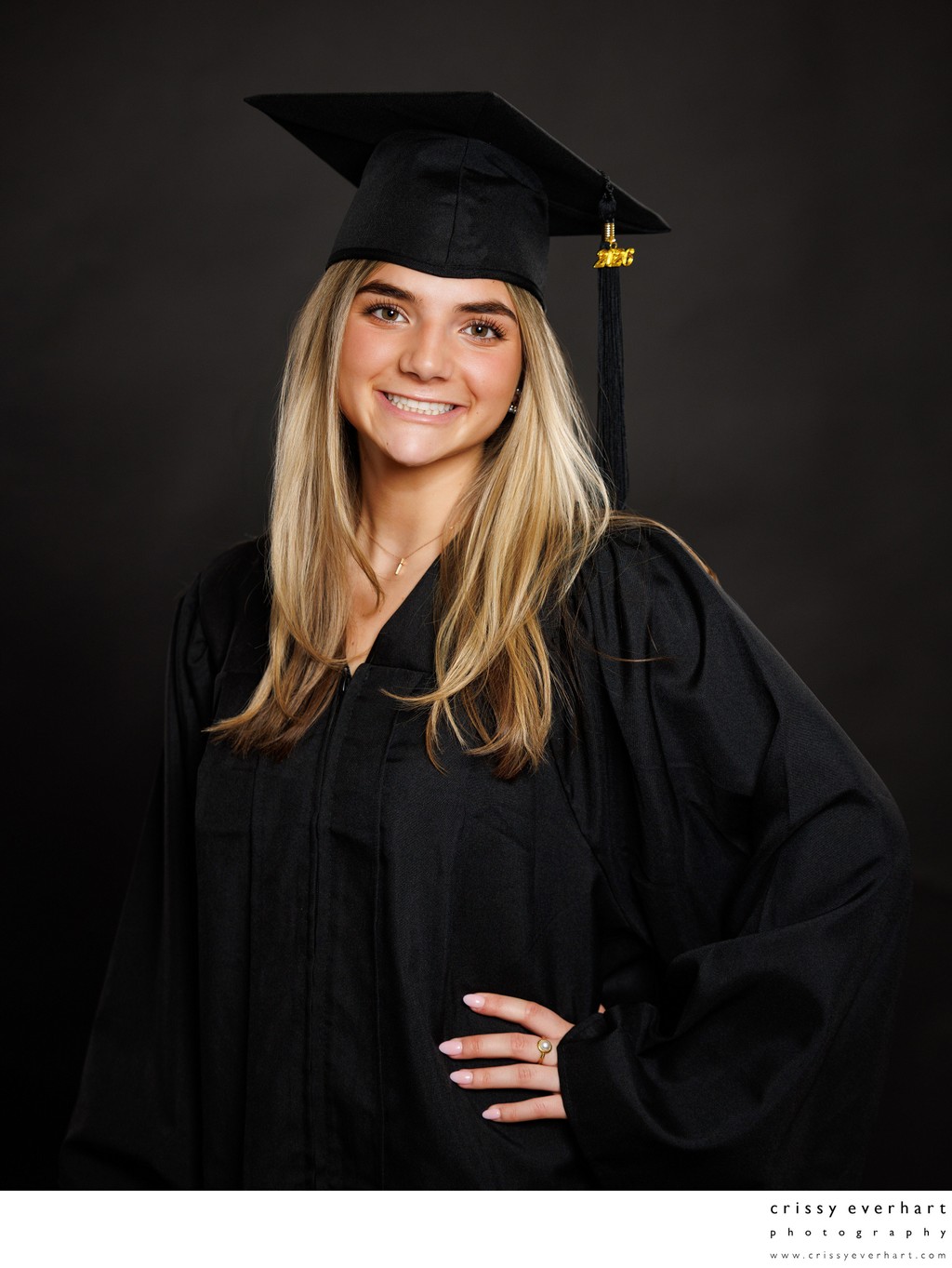 Black Cap and Gown Photos for Grads