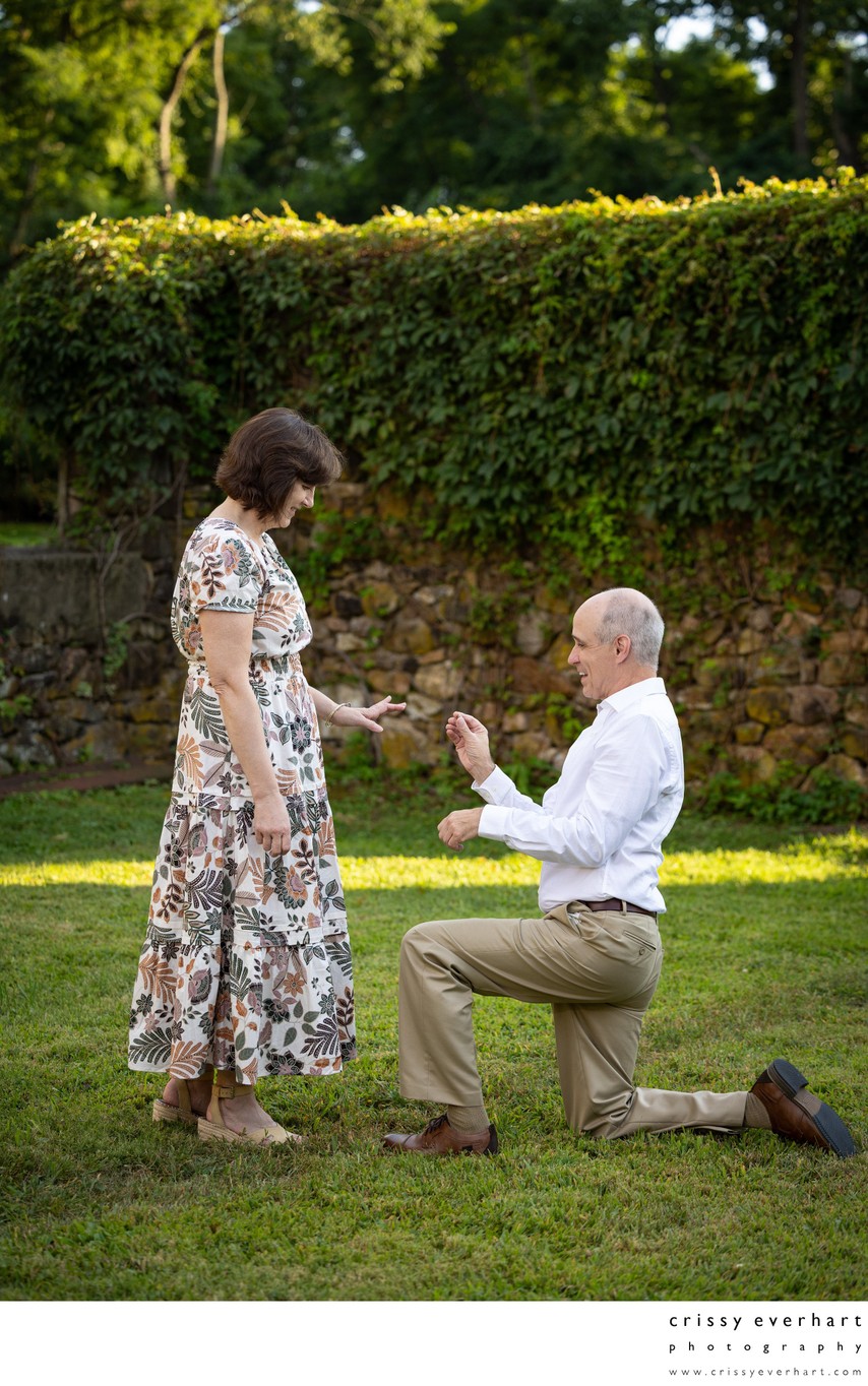 Proposal Photography for Older Couples