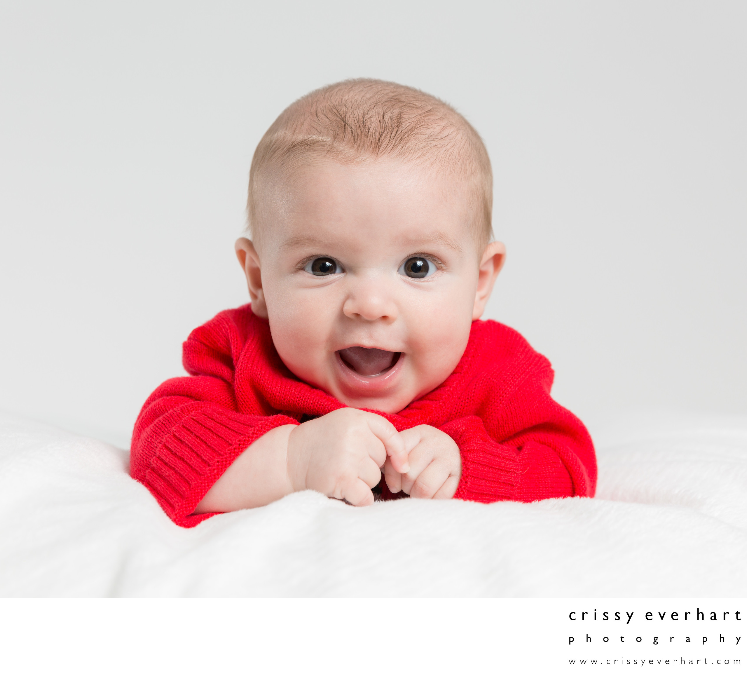 Malvern Photographer - Four Month Old Studio Portraits