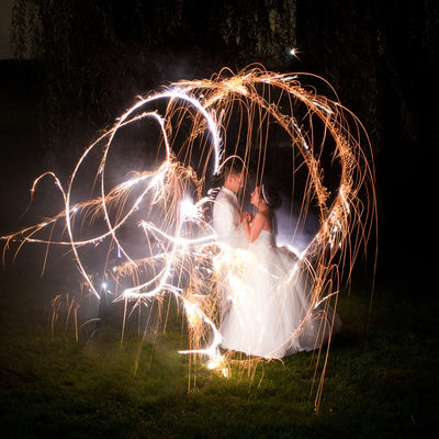 Sparkler Long Exposure Photo