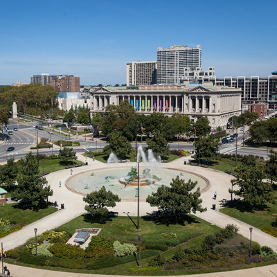 Logan Square Fountain in Center City, Philadelphia