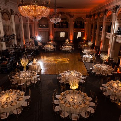 Philadelphia's Ballroom at the Ben Reception Decor