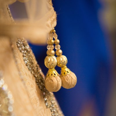 Indian Wedding Sari Details, Villanova