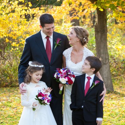 Blended Family Wedding at Waynesborough Historic House
