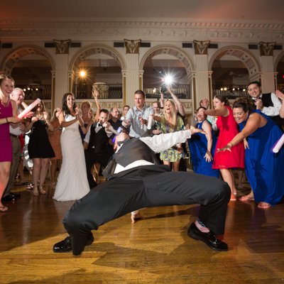 Groom's Wild Dance Moves at The Ballroom at the Ben